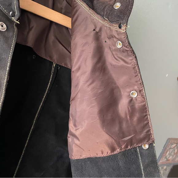 Caiman | Boarhide Black Leather Welding Jacket - Picture 7 of 13